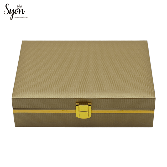 Luxury Custom Jewelry Set Boxes - Durable Leatherette Case for Jewelry Collection - Image 2