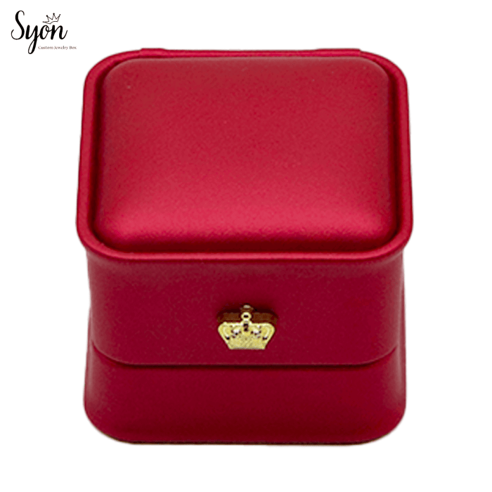 Personalized Luxury Ring Box - Custom Jewelry Storage Case for Wedding Ring - Image 2
