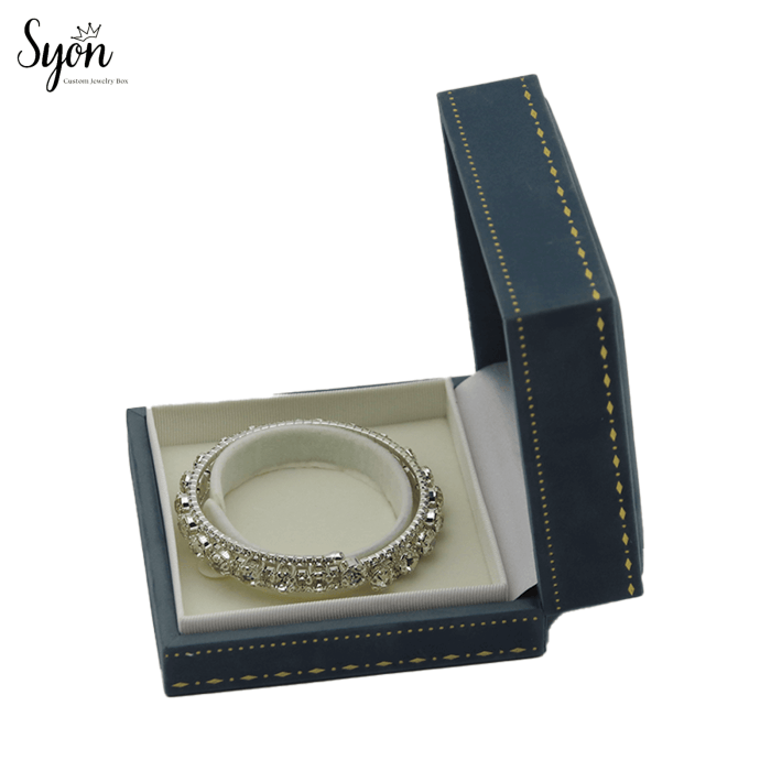 Custom Bangle Box with Soft Interior for Premium Jewelry Branding - Image 1