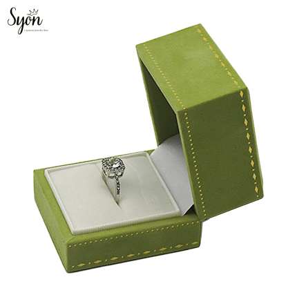 Custom Ring Box for Jewelry - Luxury Personalized Case for Proposal & Gifting
