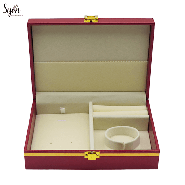 Custom Jewelry Set Boxes - Luxury Paper/Leather Storage Case for Rings Necklaces - Image 3