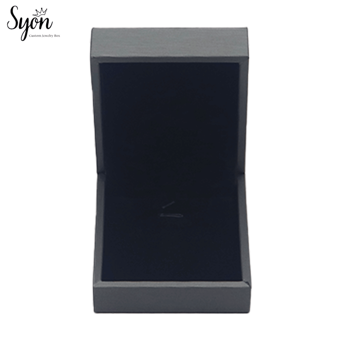 Custom Luxury Jewelry Gift Boxes Leather Material Pendant Box - Image 3
