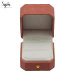 Personalized Velvet Ring Box - Custom Jewelry Packaging for Engagement Gifts - Image 3