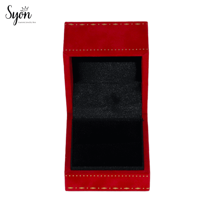 Premium Velvet Ring Box - Customizable Jewelry Storage Solution for Brands - Image 3