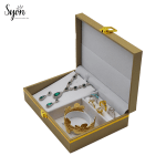 Luxury Custom Jewelry Set Boxes - Durable Leatherette Case for Jewelry Collection