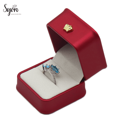 Personalized Luxury Ring Box - Custom Jewelry Storage Case for Wedding Ring