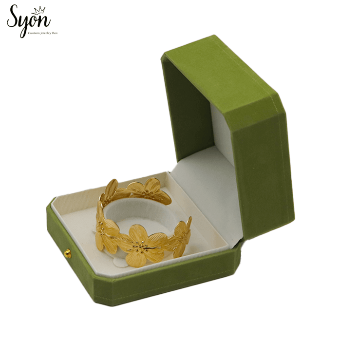 Elegant Custom Bangle Storage Box with Logo for Jewelry Brand Promotion - Image 1