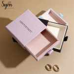 Recycled Cardboard Jewelry Box - Custom Eco Gift Packaging - Image 2