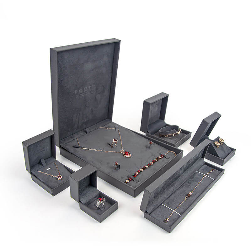 SyonPack Wholesale Jewelry Package Custom Jewelry Box PU Leather Luxury Bracelet Necklace Earrings Ring Box Packaging Jewelry Box