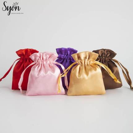 Luxury Satin Jewelry Box, Custom Color for Brand Packaging