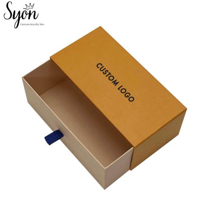 Eco-Friendly Cardboard Jewelry Box - Custom Logo Packaging Case - Image 4