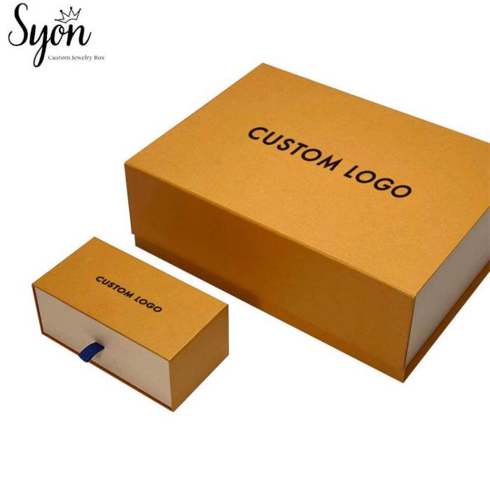 Eco-Friendly Cardboard Jewelry Box - Custom Logo Packaging Case - Image 1