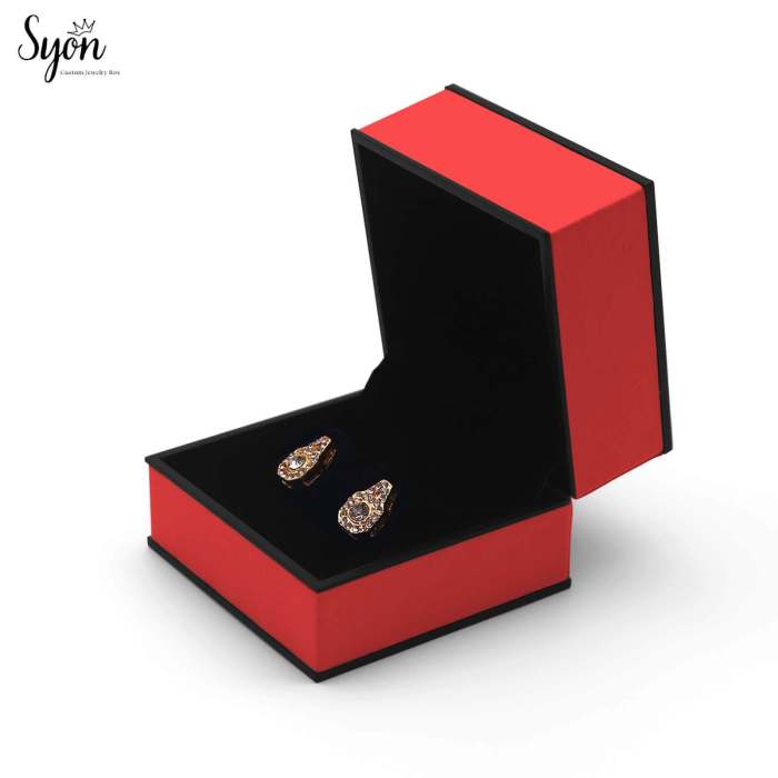 Custom Earring Box for Jewelry Storage - Personalized Design Options - Image 1