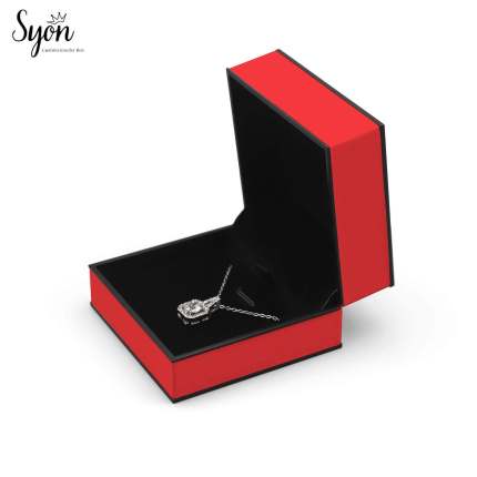 Premium Custom Pendant Box - Fine Jewelry Packaging Case with Personalized Details