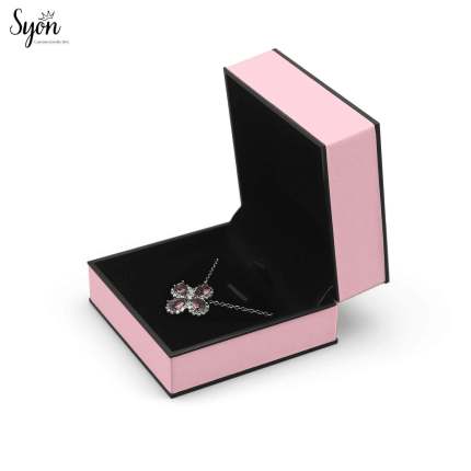 Custom Logo Pendant Box - Elegant Jewelry Packaging Case for Pendant Storage