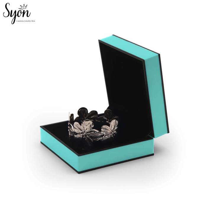 Personalized Luxury Bangle Box – Custom Logo Case for Jewelry Gifting - Image 1